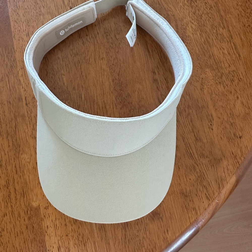 Lululemon Cream Visor